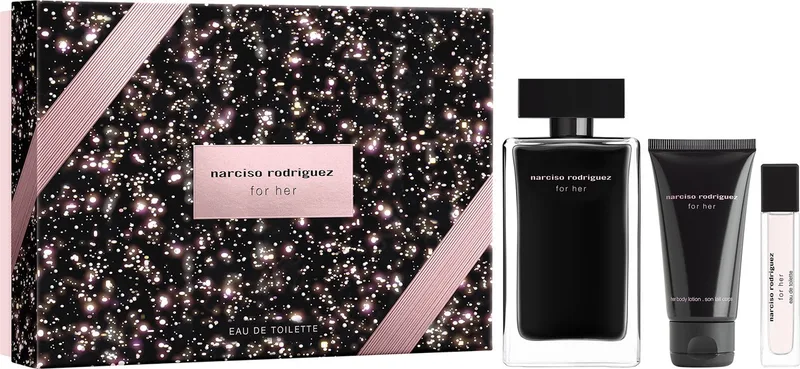 For Her Eau de Toilette Fragrance Set - 3 st - Dames set eau de toilette fra Narciso Rodriguez – produktbillede