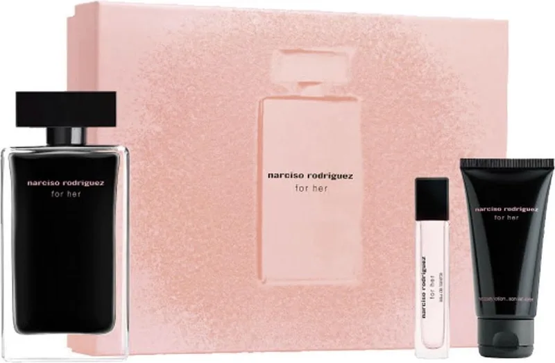 For Her Toilette100 Ml + EDT Mini 10 Ml + Bl 50 Ml von Narciso Rodriguez – Produktfoto