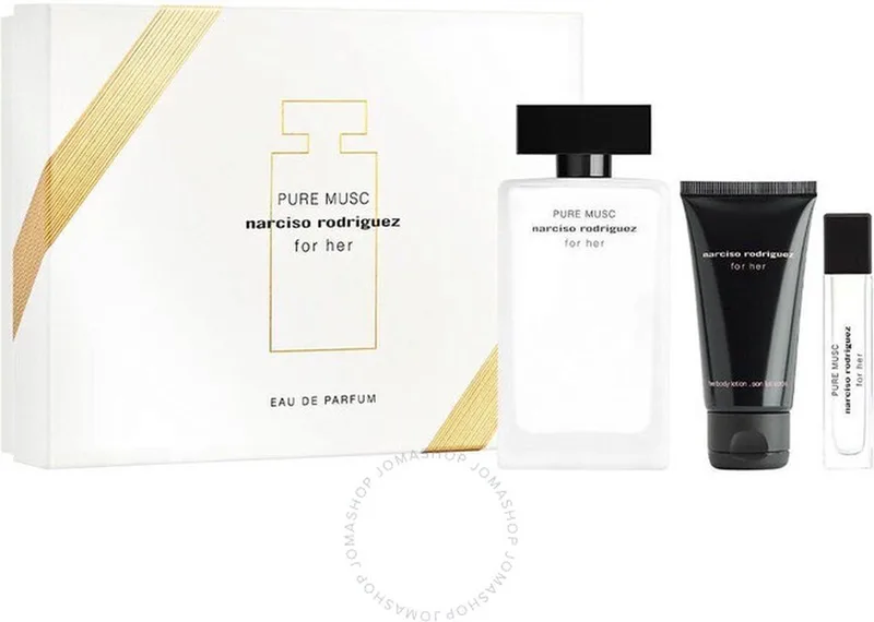 Pure Musc Set EDP 100ml + EDP 10ml+ BL50ml fra Narciso Rodriguez – produktbillede