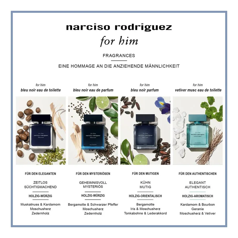Voor Hem Bleu Noir Parfum von Narciso Rodriguez in 100 ml – Produktfoto 2 von 5