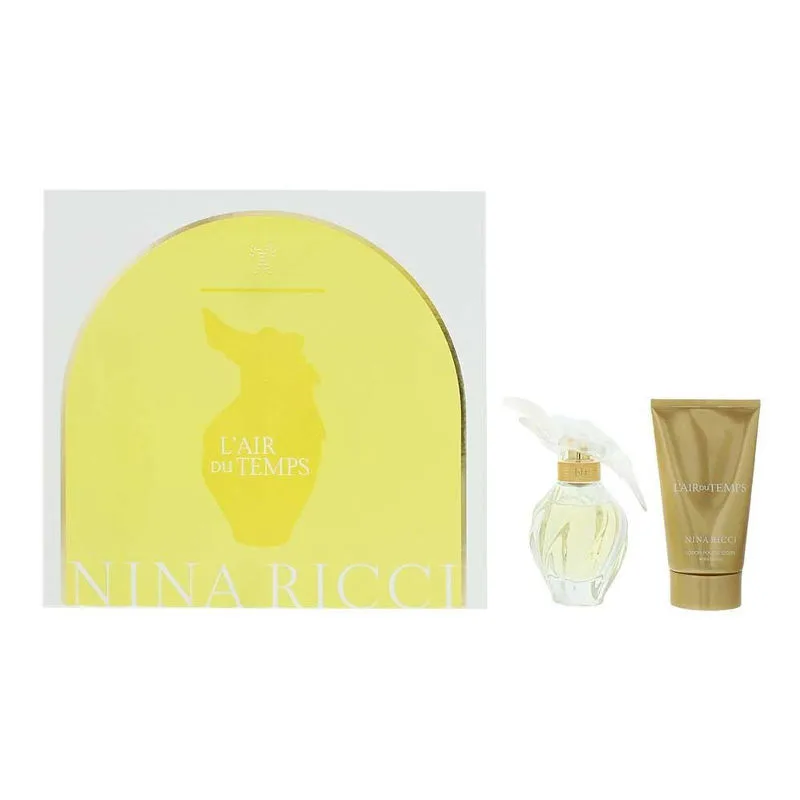 L'Air du Temps 2-teiliges Geschenkset: Eau de Toilette 50 ml - Körperlotion 75 ml für Damen de Nina Ricci – photo du produit