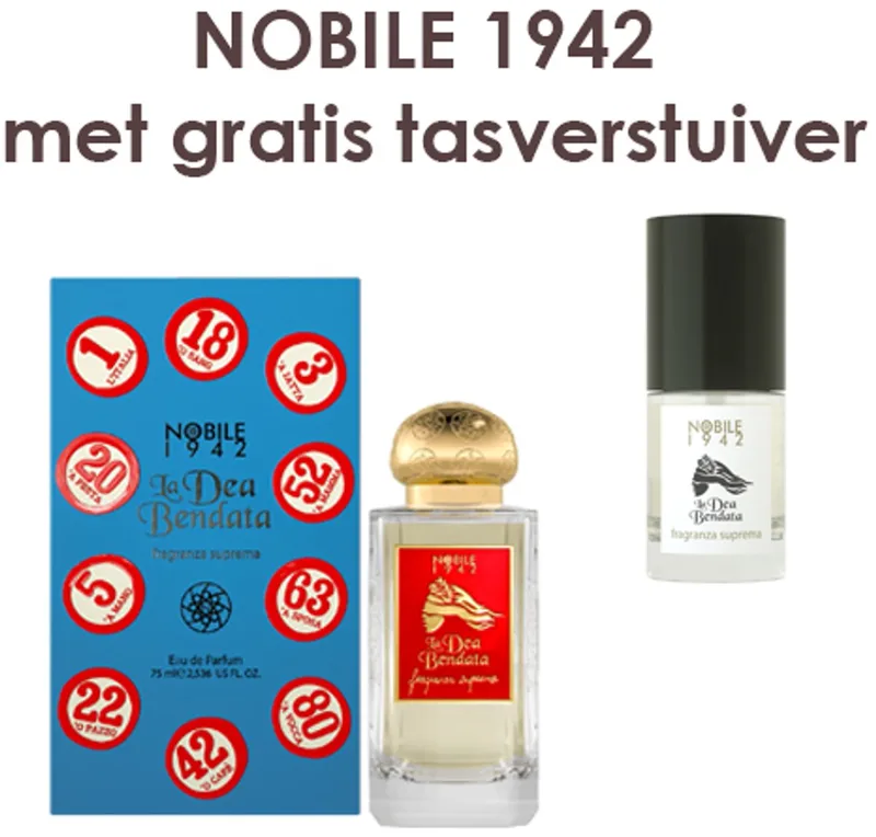La DEA BENDATA EDP de Nobile 1942 en Or, 75 ml – photo du produit