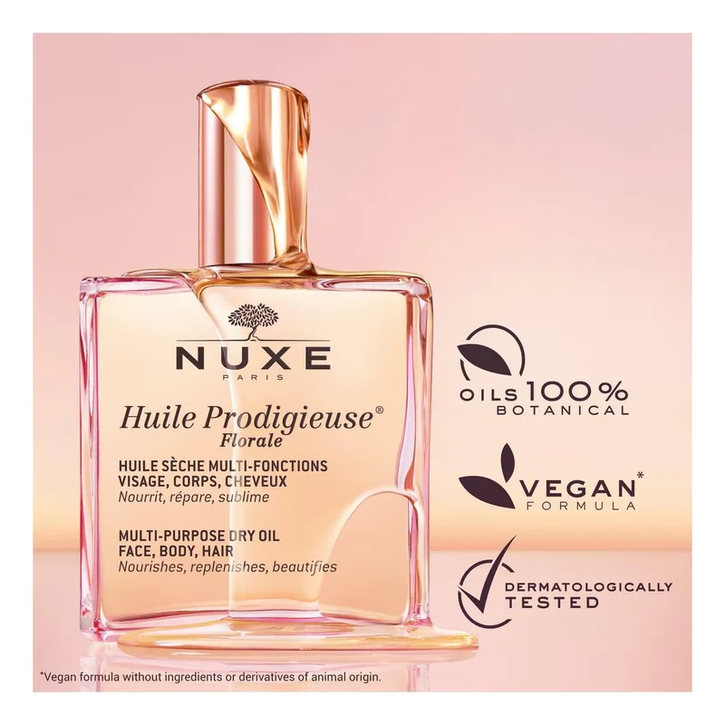 Gesichtspflege Huile Prodigieuse Florale Multy Purpose Dry Gesichtsöl fra Nuxe – produktbillede 4 af 5