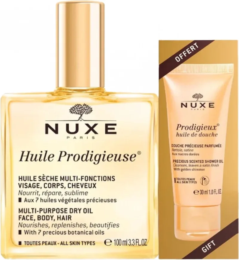 Huile Prodigieuse + Prodigieux Shower Oil de Nuxe en 130 ml – photo du produit