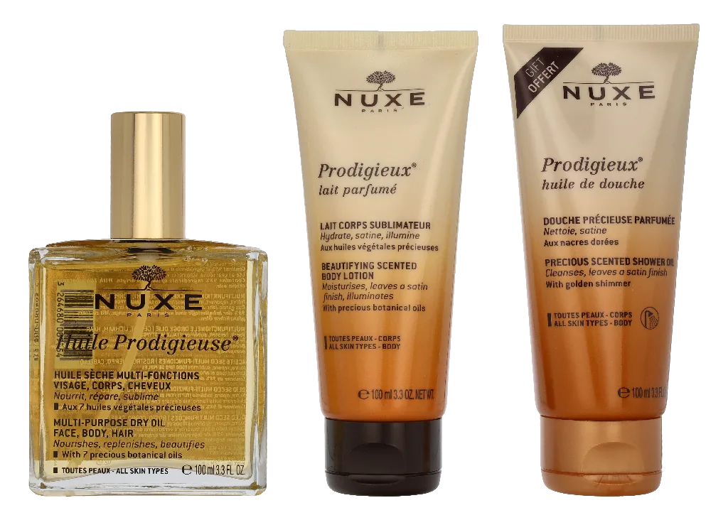 Mixed Body Care Set van Nuxe in 230 ml – productfoto