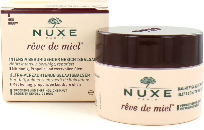 Reve de Miel Ultra Comforting Face Balm - Dagcrème fra Nuxe i 50 ml – produktbillede