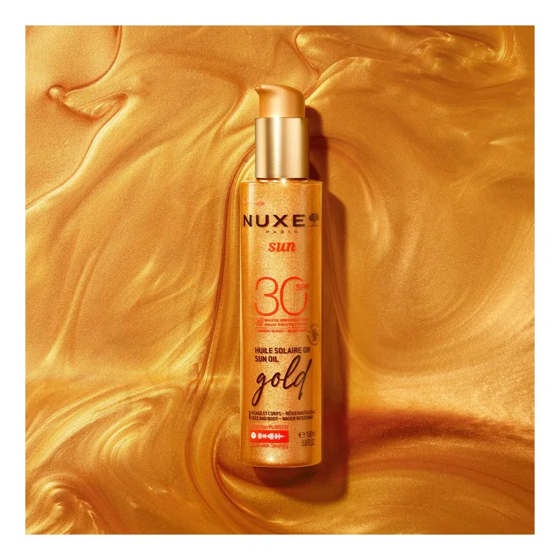 Sun Huile Solaire or Sun Oil Gold Zonneolie |SPF 30 by Nuxe in 150 ml – product photo 4 of 5