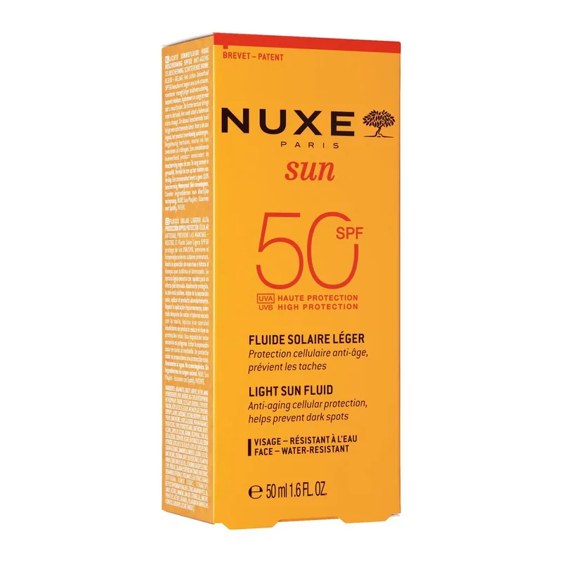 Sun - Light Fluid High Protection SPF 50 - Zonnebrand fra Nuxe i 50 ml – produktbillede 5 af 5