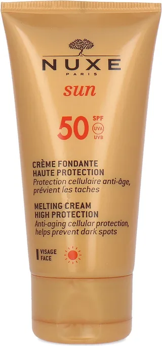 Sun Melting Cream High Protection Zonnecrème SPF50 - Zonnebrand de Nuxe en 50 ml – photo du produit 1 sur 4