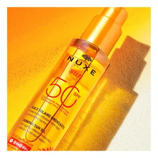 Tanning Sun Oil SPF50 fra Nuxe i 150 ml – produktbillede 3 af 4