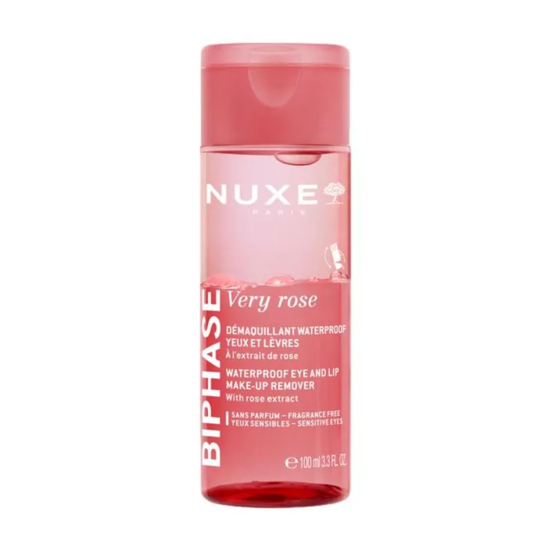 Very Rose Zweiphasiger Make-up-Entferner von Nuxe – Produktfoto