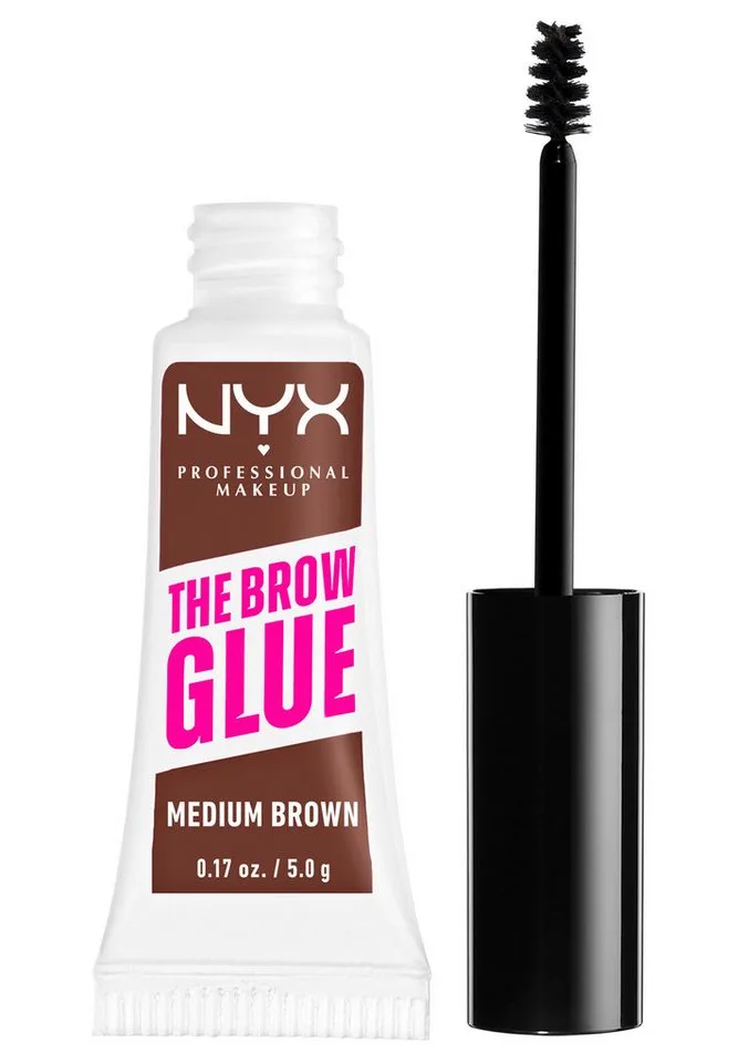 Augenbrauenpflege THE BROW GLUE INSTANT BROW STYLER, für extremen Halt von bis zu 16 Stunden fra NYX Professional Makeup i Brun – produktbillede 1 af 5