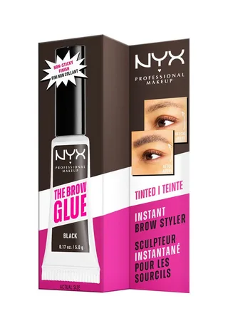 Augenbrauenpflege THE BROW GLUE INSTANT BROW STYLER, für extremen Halt von bis zu 16 Stunden von NYX Professional Makeup in Schwarz – Produktfoto 5 von 5