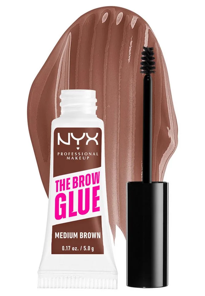 Augenbrauenpflege THE BROW GLUE INSTANT BROW STYLER, für extremen Halt von bis zu 16 Stunden fra NYX Professional Makeup i Brun – produktbillede 2 af 5