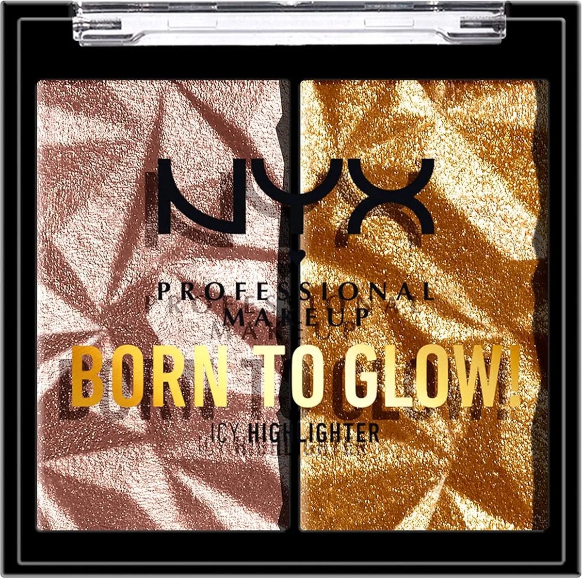 Born To Glow Icy Highlighter - Rock Candy & Golden Cuffs by NYX Professional Makeup in Rock Candy & Golden Cuffs – product photo