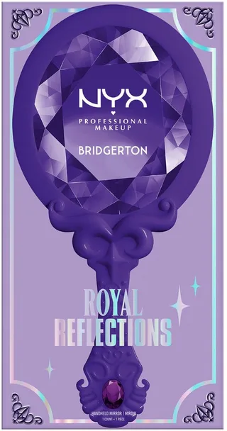 Bridgerton Royal Reflections Handspiegel Make-up Spiegel von NYX Professional Makeup in Weiß, 1 st – Produktfoto 2 von 3