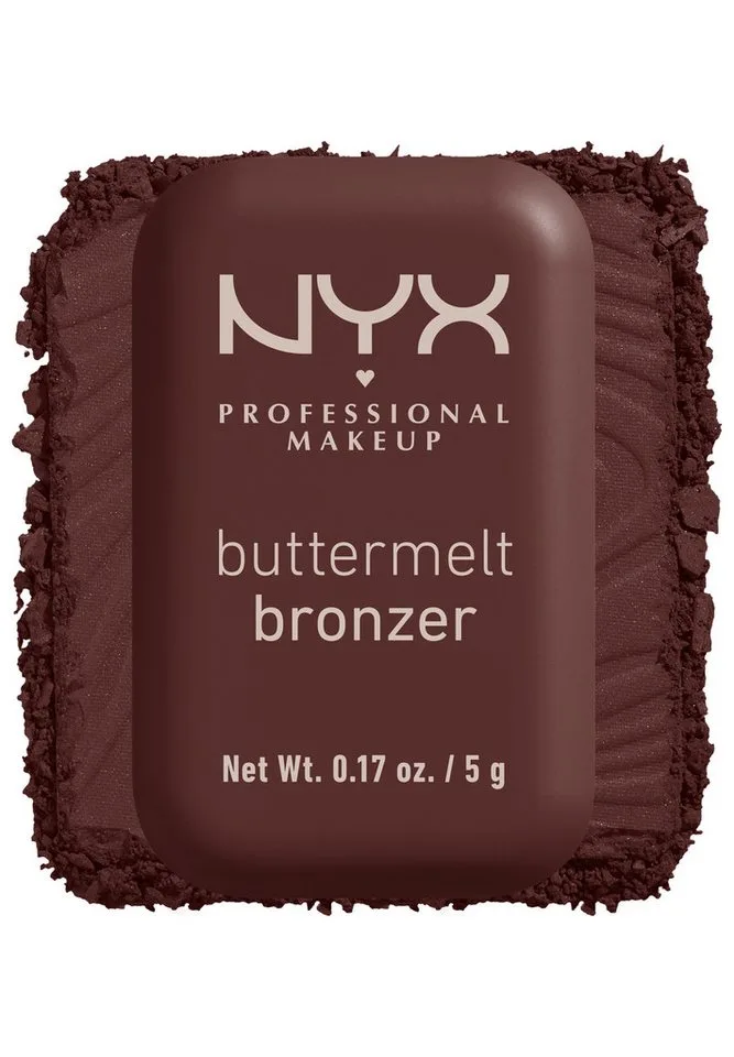 Bronzer BUTTERMELT BRONZE BRONZER, für einen natürlichen Glow, der den ganzen Tag lang hält von NYX Professional Makeup in Braun – Produktfoto 1 von 4