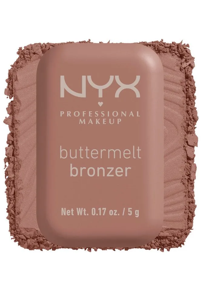 Bronzer BUTTERMELT BRONZE BRONZER, für einen natürlichen Glow, der den ganzen Tag lang hält fra NYX Professional Makeup i Brun – produktbillede 1 af 4