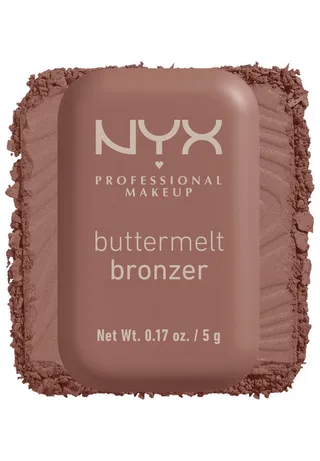 Bronzer BUTTERMELT BRONZE BRONZER, für einen natürlichen Glow, der den ganzen Tag lang hält von NYX Professional Makeup in Braun – Produktfoto 1 von 4