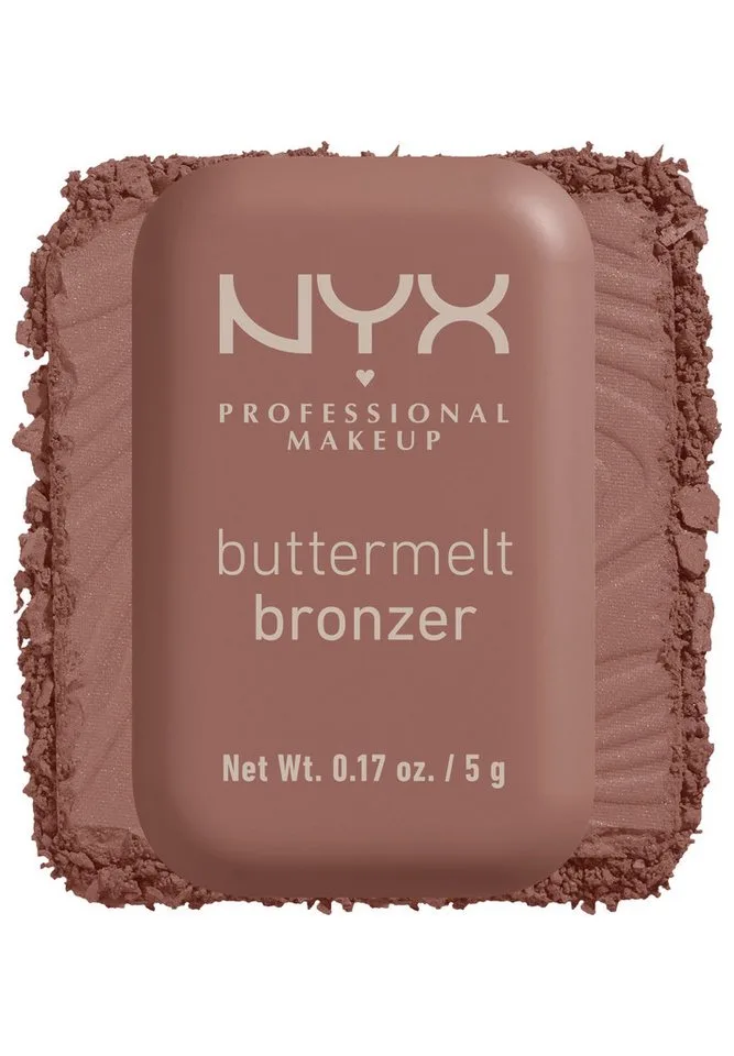 Bronzer BUTTERMELT BRONZE BRONZER, für einen natürlichen Glow, der den ganzen Tag lang hält von NYX Professional Makeup in Braun – Produktfoto 1 von 4