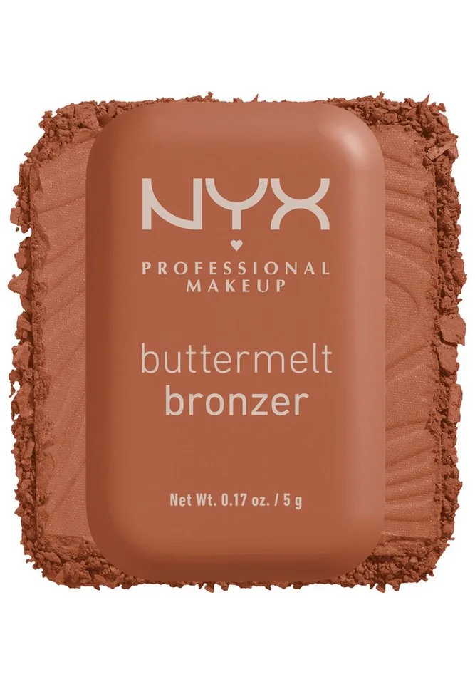 Bronzer BUTTERMELT BRONZE BRONZER, für einen natürlichen Glow, der den ganzen Tag lang hält von NYX Professional Makeup in Braun – Produktfoto 1 von 4