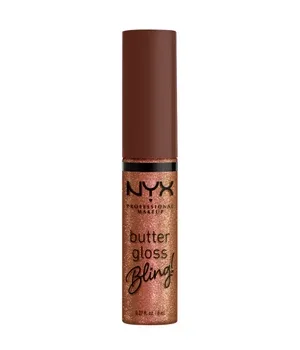 Butter Gloss Bling Lipgloss de NYX Professional Makeup en Marron, 8 ml – photo du produit