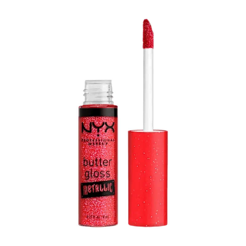 Butter Gloss lipgloss 09 Metallic Blood - 1 g fra NYX Professional Makeup – produktbillede