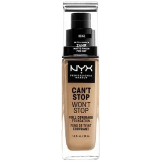 Can't Stop Won't Stop 24-Hour Foundation Vloeibare foundation von NYX Professional Makeup in Lichtbruin, 30 ml – Produktfoto 2 von 2