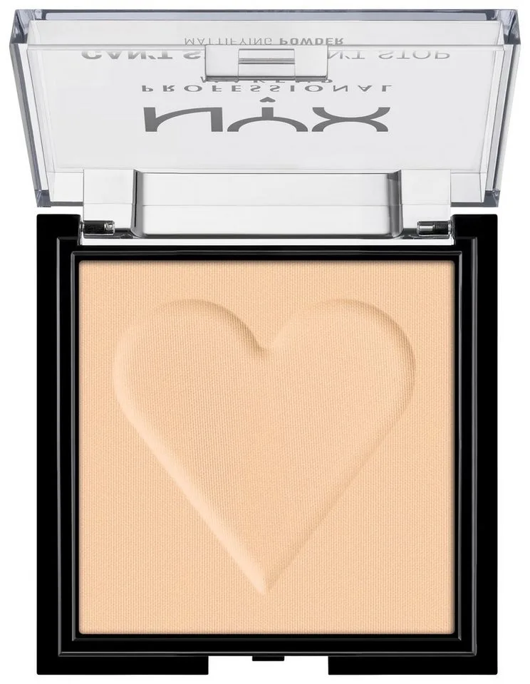 Can’t Stop Won’t Stop Mattifying Powder Compact Powder van NYX Professional Makeup in Nude, 6 g – productfoto 2 van 5