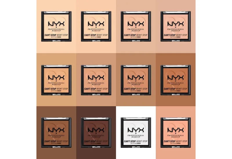 Can’t Stop Won’t Stop Mattifying Powder Compact Powder von NYX Professional Makeup in Nude, 6 g – Produktfoto 4 von 5