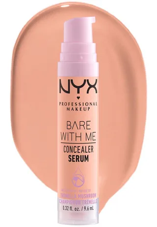 Concealer BARE WITH ME CONALER SERUM, mittlere Deckkraft, kaschiert, rote oder entzündete Hautstellen by NYX Professional Makeup in Beige – product photo 2 of 5