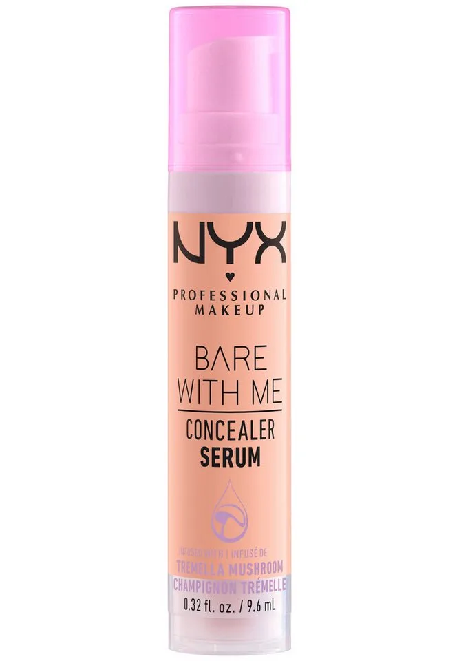 Concealer BARE WITH ME CONALER SERUM, mittlere Deckkraft, kaschiert, rote oder entzündete Hautstellen by NYX Professional Makeup in Beige – product photo 1 of 5