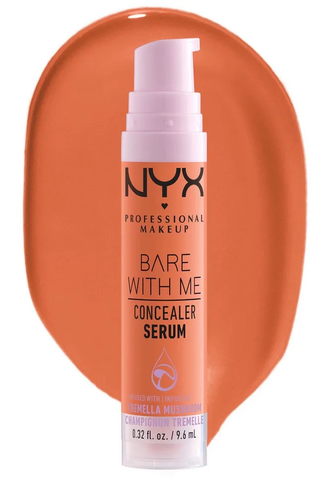 Concealer BARE WITH ME CONALER SERUM, mittlere Deckkraft, kaschiert, rote oder entzündete Hautstellen von NYX Professional Makeup in Beige – Produktfoto 2 von 4