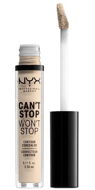 Concealer CANT'T STOP WON'T STOP CONTUR CONCEALER, leichte, verblendbare und matte Formulierung van NYX Professional Makeup in Beige – productfoto 1 van 5