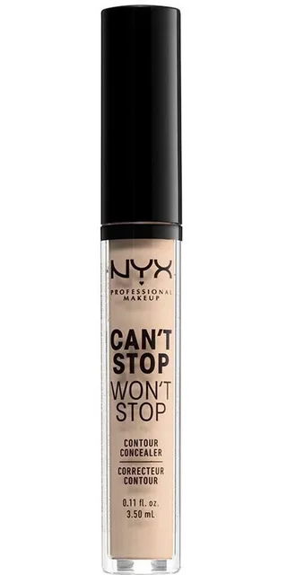 Concealer CANT'T STOP WON'T STOP CONTUR CONCEALER, leichte, verblendbare und matte Formulierung von NYX Professional Makeup in Beige – Produktfoto 2 von 5