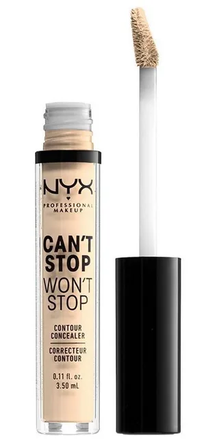Concealer CANT'T STOP WON'T STOP CONTUR CONCEALER, leichte, verblendbare und matte Formulierung by NYX Professional Makeup in Brown – product photo 1 of 5