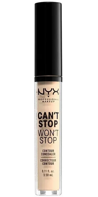 Concealer CANT'T STOP WON'T STOP CONTUR CONCEALER, leichte, verblendbare und matte Formulierung by NYX Professional Makeup in Brown – product photo 2 of 5