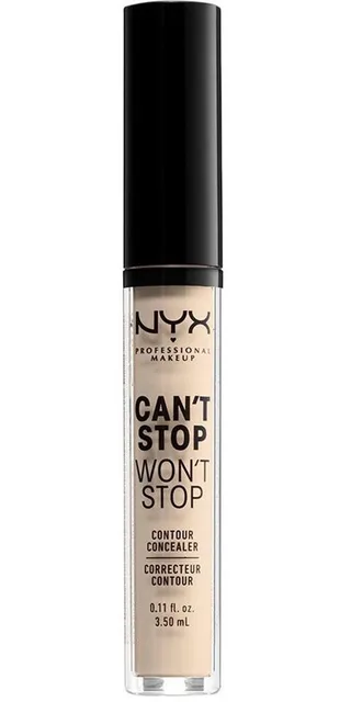 Concealer CANT'T STOP WON'T STOP CONTUR CONCEALER, leichte, verblendbare und matte Formulierung van NYX Professional Makeup in Beige – productfoto 2 van 5