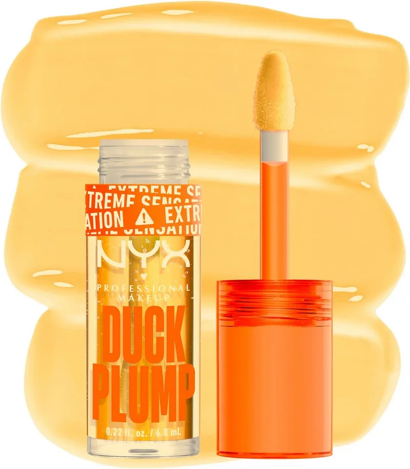 Duck Plump Lip Lacquer Lipgloss de NYX Professional Makeup en Jaune, 7 ml – photo du produit 2 sur 5