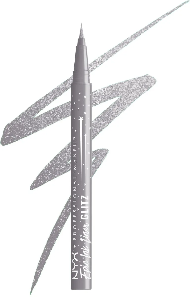 Epic Ink Liner Glitz Eyeliner - Intense kleur - Metallic - Flashy Flare - 1 ST van NYX Professional Makeup in 04 Flashy Flare – productfoto