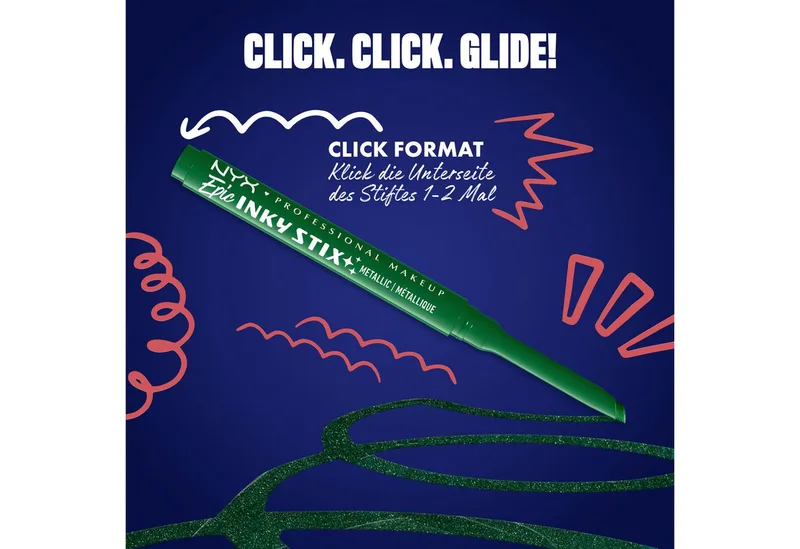 Epic Inky Stix Cream Gel-Eyeliner Waterproof Eyeliner von NYX Professional Makeup in Grün, 0.1 g – Produktfoto 2 von 4