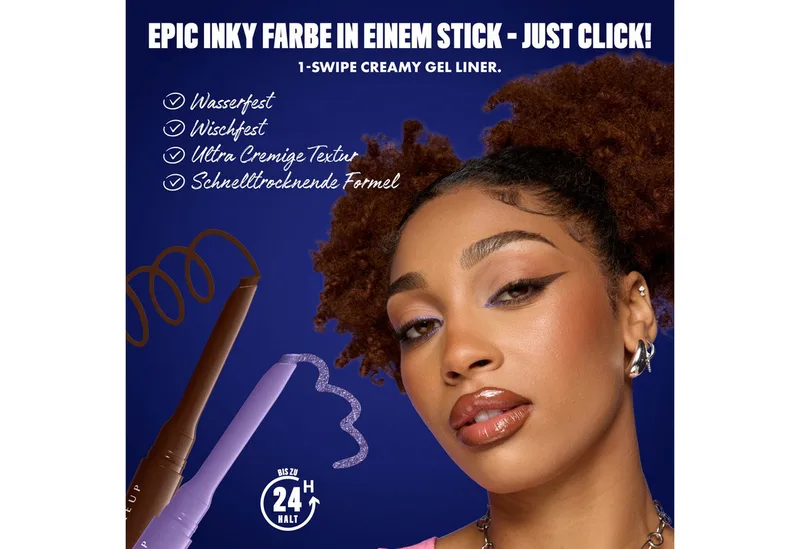 Epic Inky Stix Cream Gel-Eyeliner Waterproof Eyeliner de NYX Professional Makeup en Noir, 0.1 g – photo du produit 4 sur 4