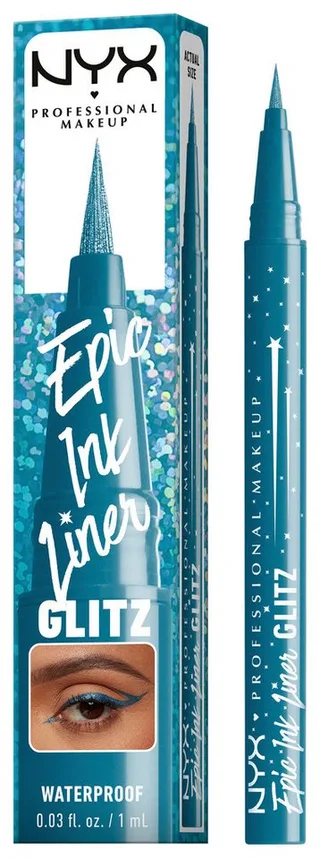 Eyeliner EPIC INK LINER, mit auffälliger Pigmentierung von NYX Professional Makeup in Blau – Produktfoto 1 von 5