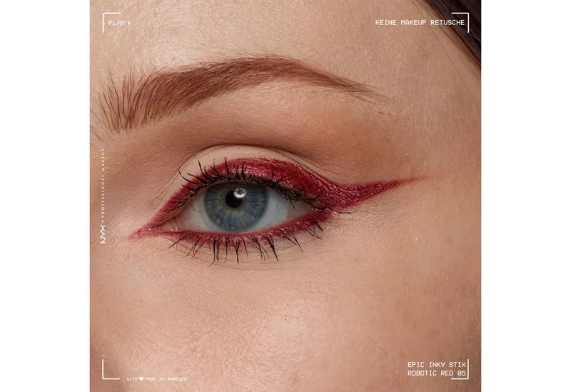 Eyeliner EPIC INKY STIX CREAM GEL EYELINER, ideal für definierte Lidstriche und vielfältige, ausdrucksstarke Looks de NYX Professional Makeup en Rouge – photo du produit 4 sur 4