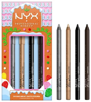 Eyeliner Epic Wear Liner Stick Kit, 4-tlg. von NYX Professional Makeup in Mehrfarbig – Produktfoto 3 von 5