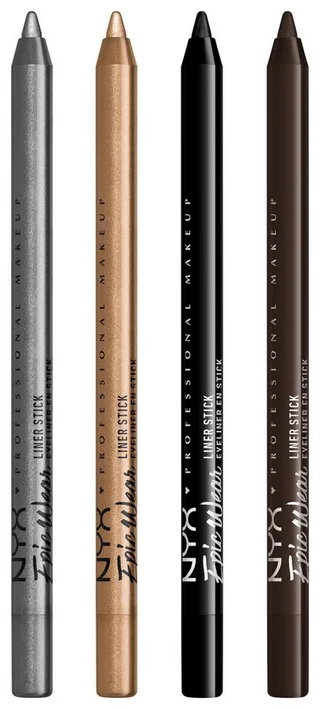 Eyeliner Epic Wear Liner Stick Kit, 4-tlg. von NYX Professional Makeup in Mehrfarbig – Produktfoto 5 von 5