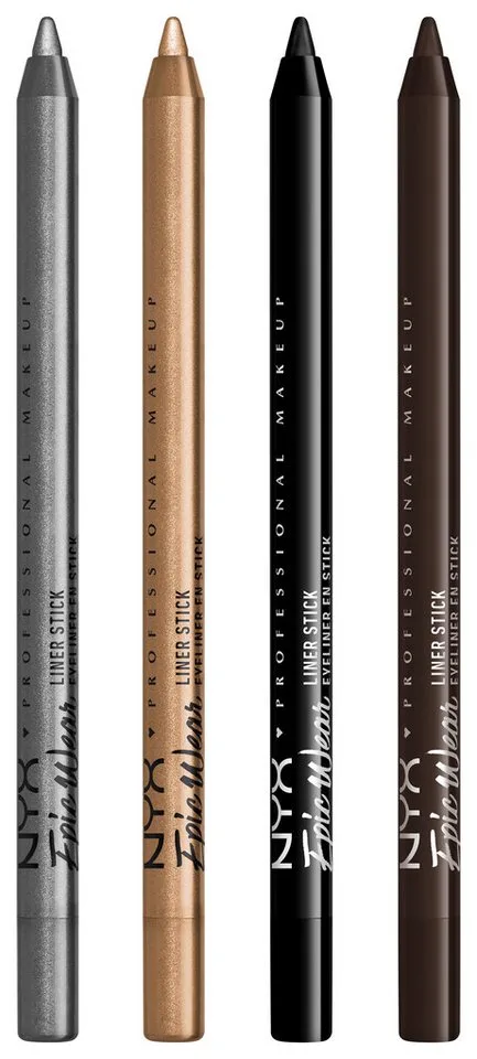Eyeliner Epic Wear Liner Stick Kit, 4-tlg. von NYX Professional Makeup in Mehrfarbig – Produktfoto 5 von 5