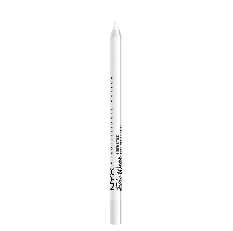Eyeliner EPIC WEAR LINER STICKS, kräftige Pigmentierung, Waterproof, metallisch glänzend von NYX Professional Makeup in Weiß – Produktfoto 2 von 3