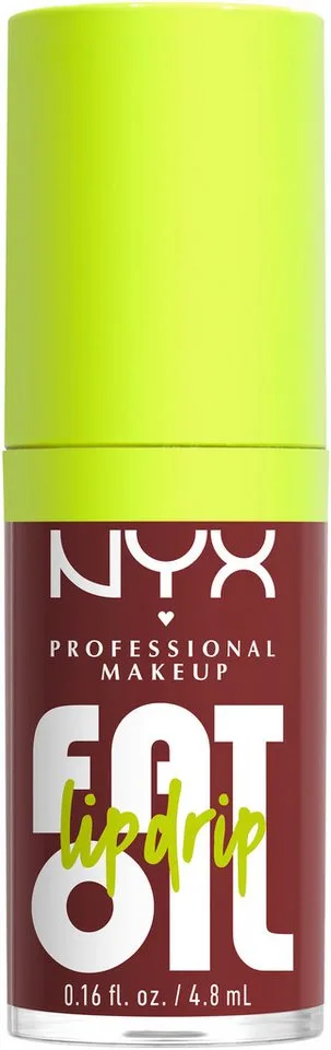 Fat Oil Lip Drip Lipgloss van NYX Professional Makeup in Donkerrood, 5 ml – productfoto 3 van 5