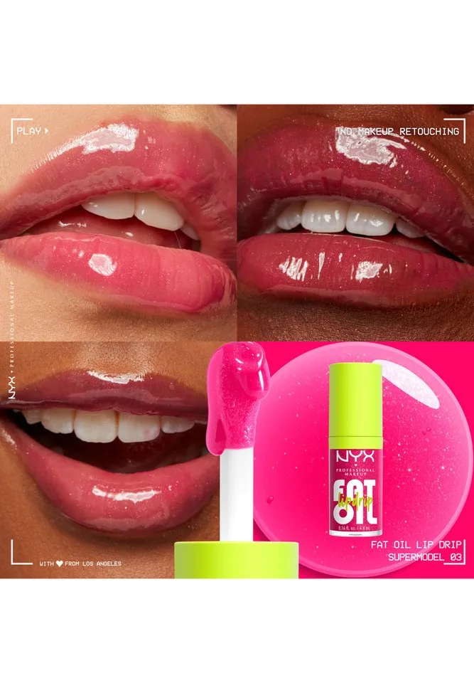 Fat Oil Lip Drip Lipgloss by NYX Professional Makeup in Pink, 4.8 ml – product photo 5 of 5